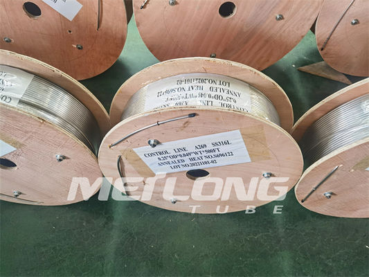 Inconel 625の化学注入ライン ステンレス鋼のコイル状の管3/8&quot;