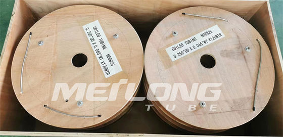 フェルールの付属品のステンレス鋼の管のコイル1 2 12000M油圧テストされた鋼鉄管のコイル
